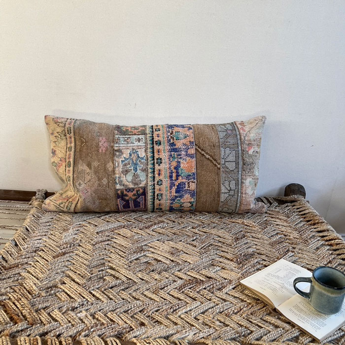 Antique carpet floor cushion | ConradAntique carpet floor cushion | Conrad