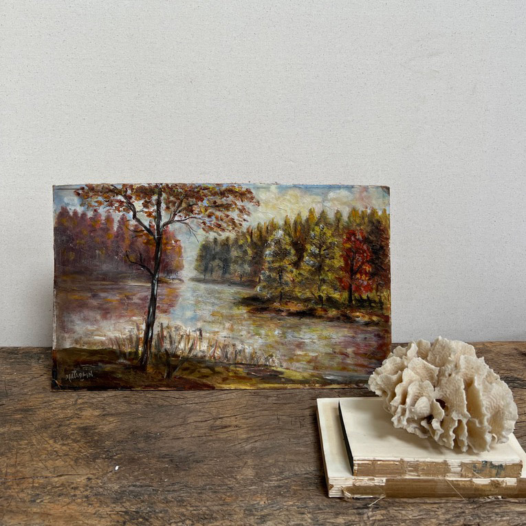 Vintage oil painting | Foret