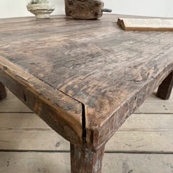 Large square antique coffee table | Harriet