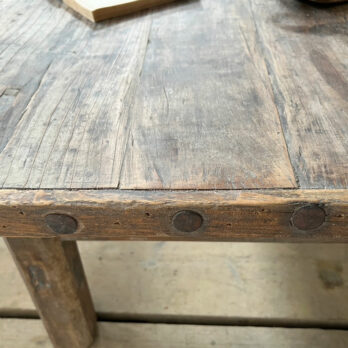 Large square antique coffee table | Harriet