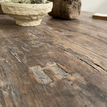 Large square antique coffee table | Harriet