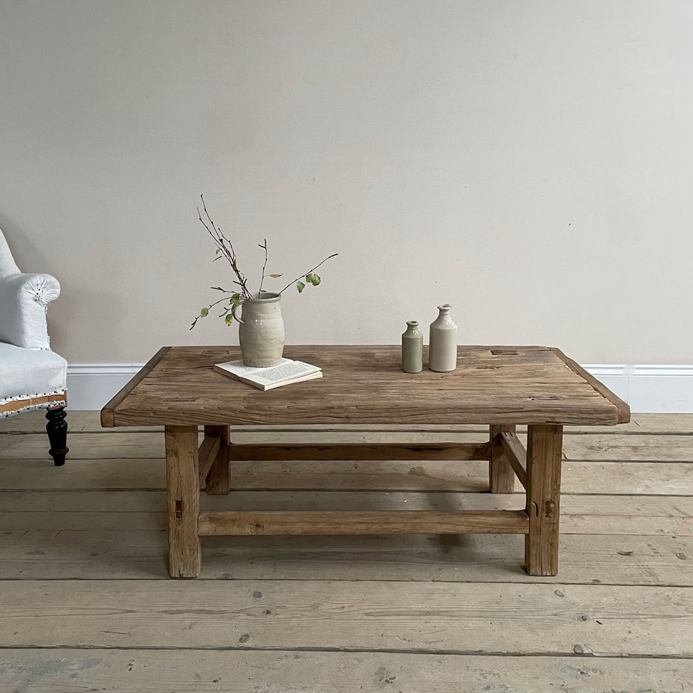 Rustic antique coffee table | Henrietta