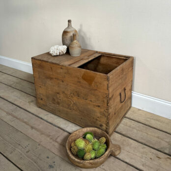 Antique weathered blanket box | Hermione