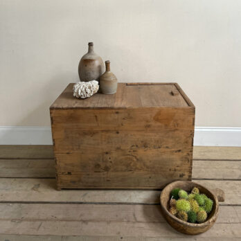 Antique weathered blanket box | Hermione