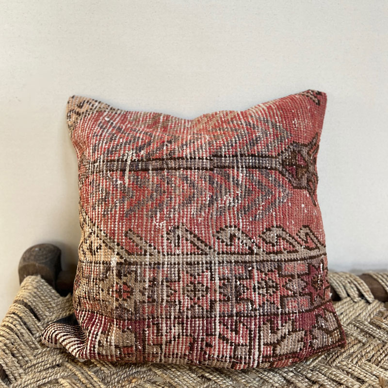 Antique carpet cushion 60cm square | Hewie