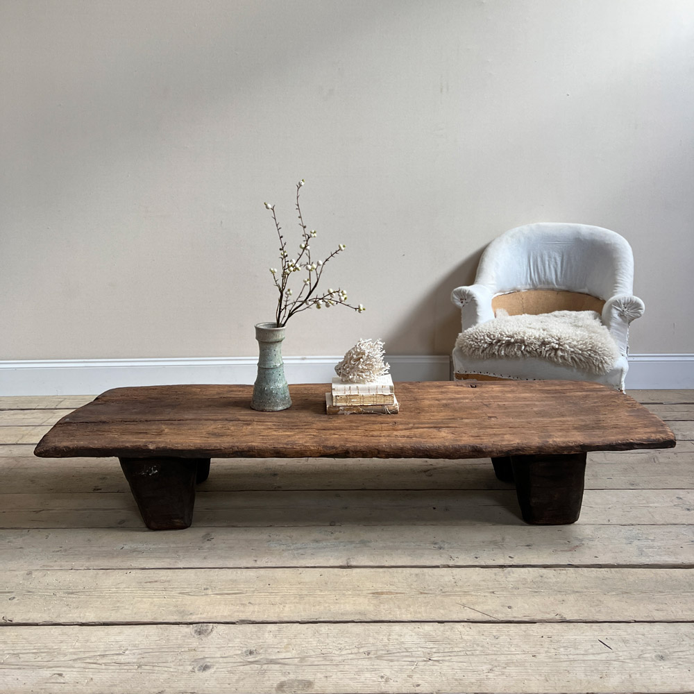 Antique rustic Naga coffee table | Indira