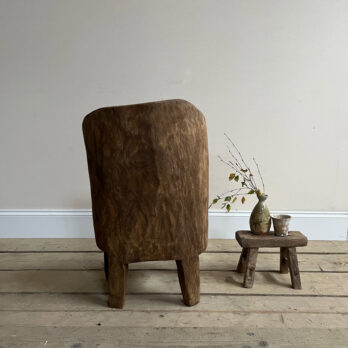 Antique Indian high back chair | Jocasta