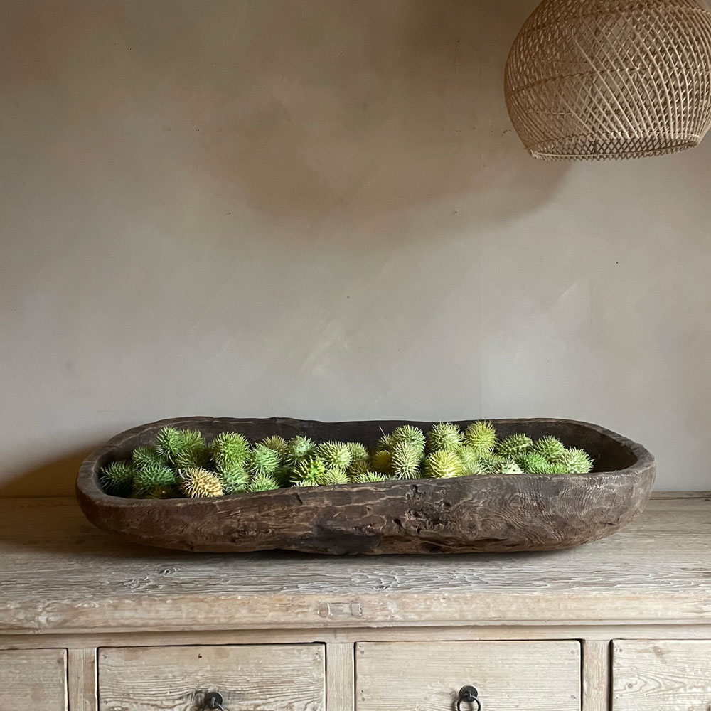 Long antique African bowl | Jinka