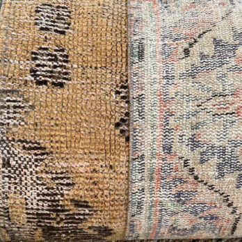 Antique carpet floor cushion | Joshua