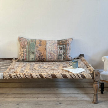 Antique carpet floor cushion | Joshua