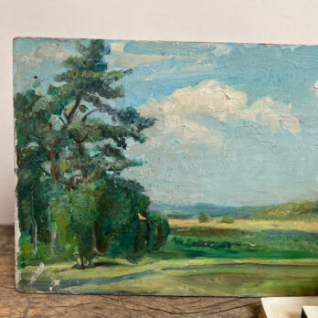 Vintage oil painting | Loubressac