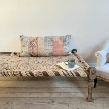 Antique carpet floor cushion | Leon
