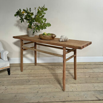 Large rustic antique console table | Ophelia