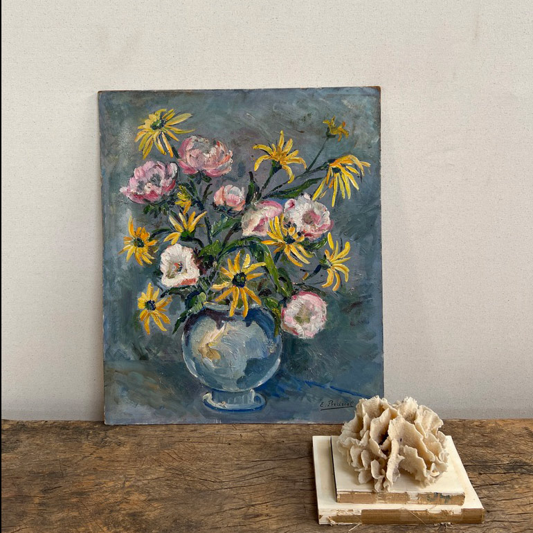 Vintage oil painting | Perdriel B