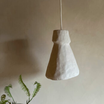 White Stoneware pendent Pugal