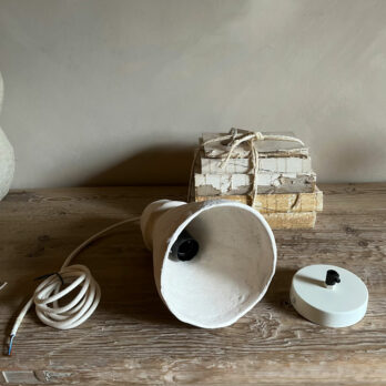 White Stoneware pendent Pugal