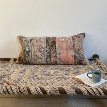 Antique carpet floor cushion | Raphael