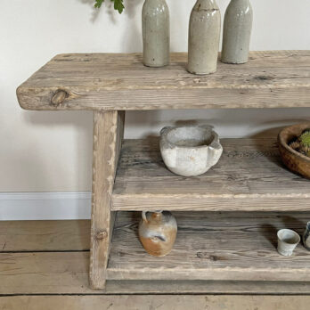 Rustic reclaimed console table | Rosamund