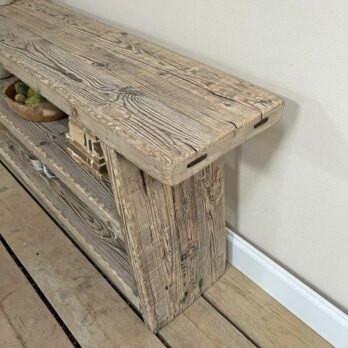 Rustic reclaimed console table | Rosamund