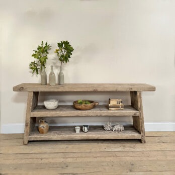 Rustic reclaimed console table | Rosamund
