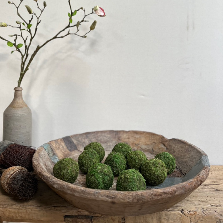 Vintage Round Dough Bowl No:1