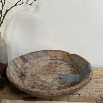 Vintage Round Dough Bowl No:1