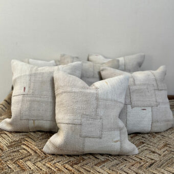 Patchwork vintage cushion stone | Selena