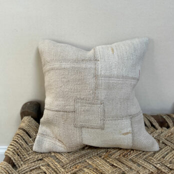 Patchwork vintage cushion stone | Selena
