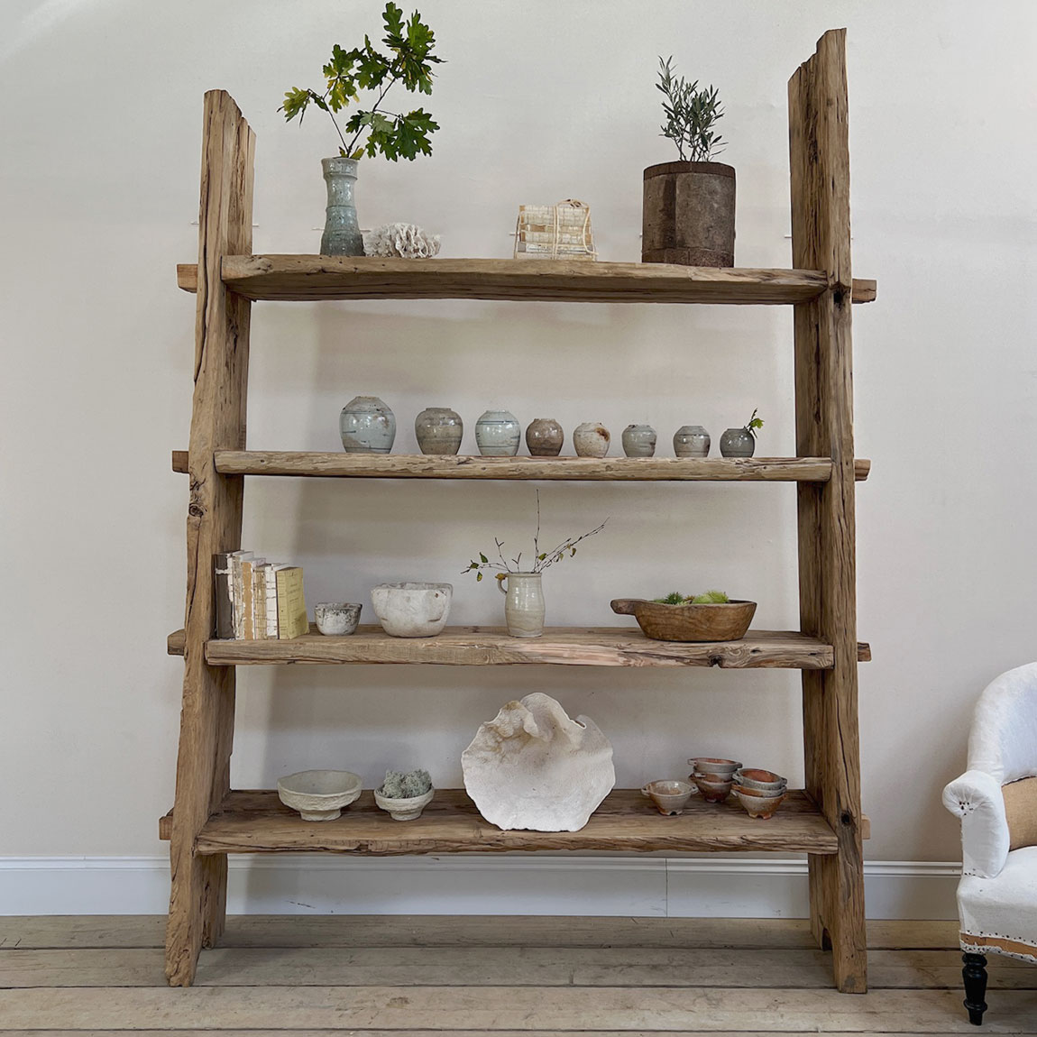 Rustic large salvaged shelving unit | Sierra