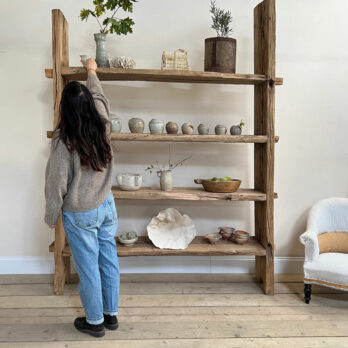 Rustic large salvaged shelving unit | Sierra