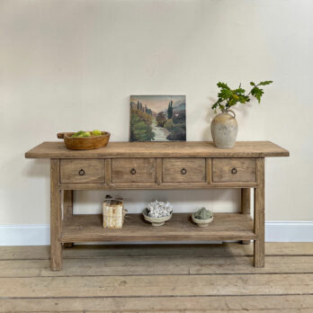 Rustic salvaged console table | Sophia