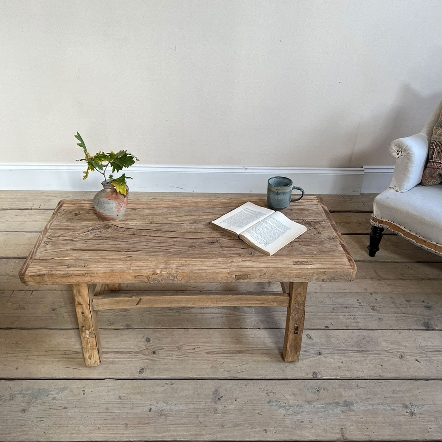 Antique rustic coffee table | Stanton