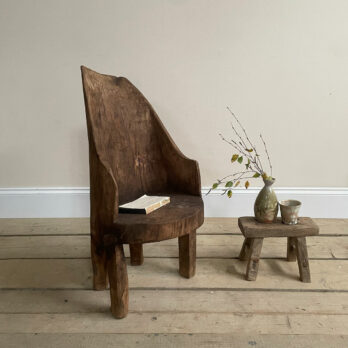 Antique Indian primitive seat | Tabitha