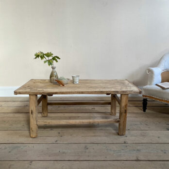 Antique rustic coffee table | Talbot