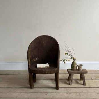 Antique Indian primitive seat | Tamara
