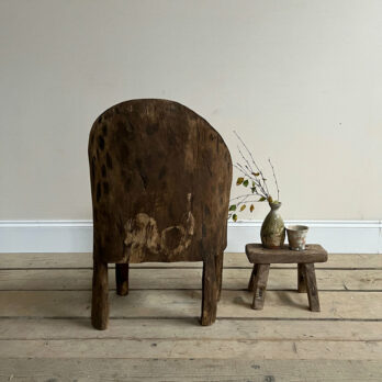 Antique Indian primitive seat | Tamara