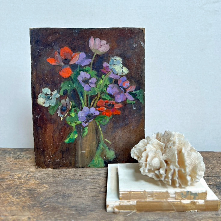 Vintage oil painting | Le Vase