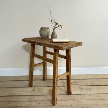 Small rustic antique console table | Verity