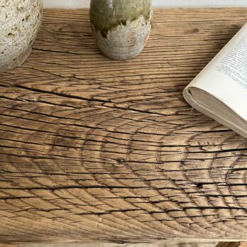 Small rustic antique console table | Verity