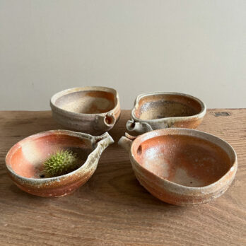 Vintage Japanese pottery medium bowl B