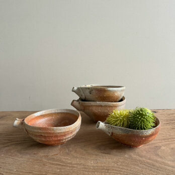 Vintage Japanese pottery medium bowl B