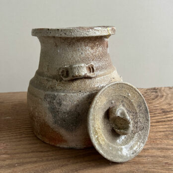 Vintage Japanese pottery ginger pot C