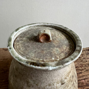 Vintage Japanese pottery ginger pot D