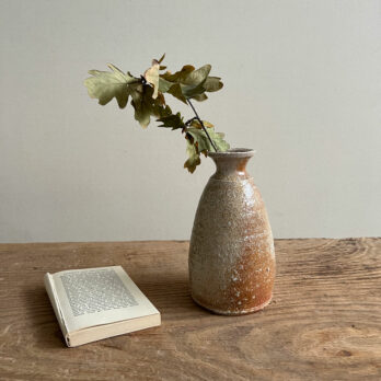 Vintage Japanese pottery vase E