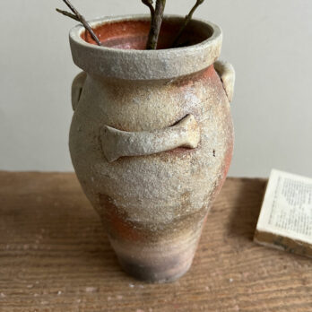 Vintage Japanese pottery vase H