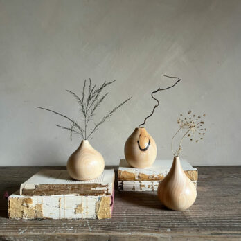 Wooden handturned pot | Abi Light