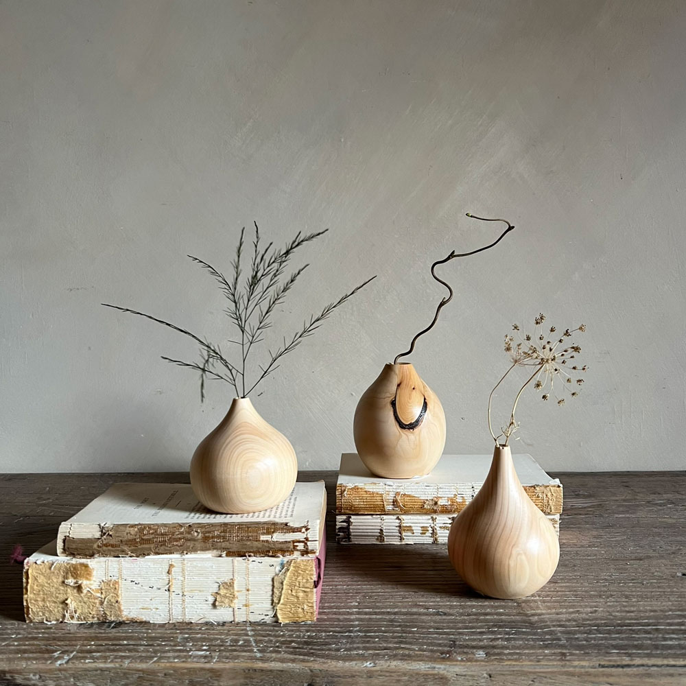 Wooden handturned pot | Abi Light