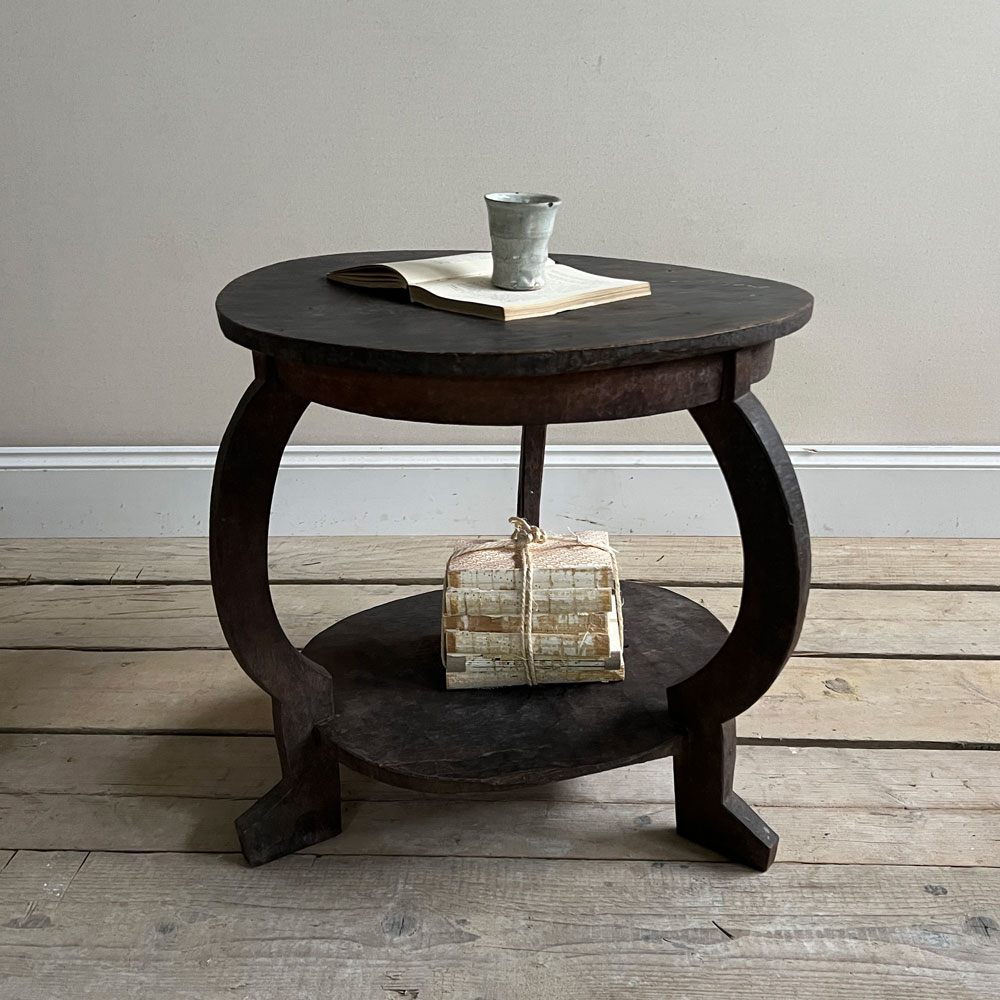 Large antique side table Asha
