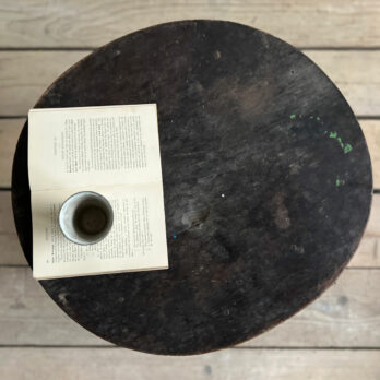 Large antique side table Asha