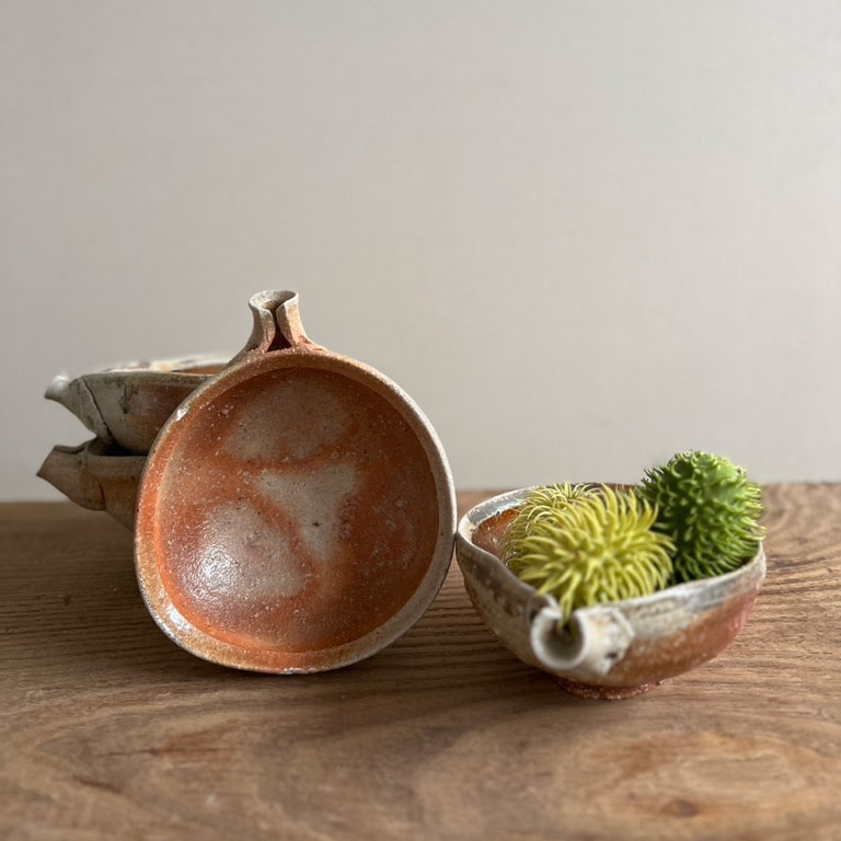 Vintage Japanese pottery medium bowl B
